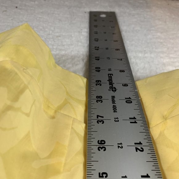 Rabbit Rabbit Rabbit Designs Dress Women's‎ 10 Yellow Floral Front Button 8549 - Picture 8 of 9